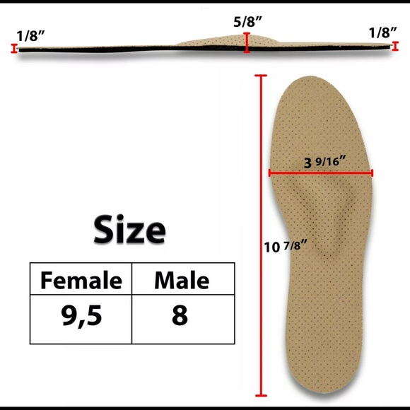 Metatarsal Arch Support Shock Absorption Insoles - Picture 7 of 15